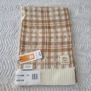 Timberland plaid scarf nwt